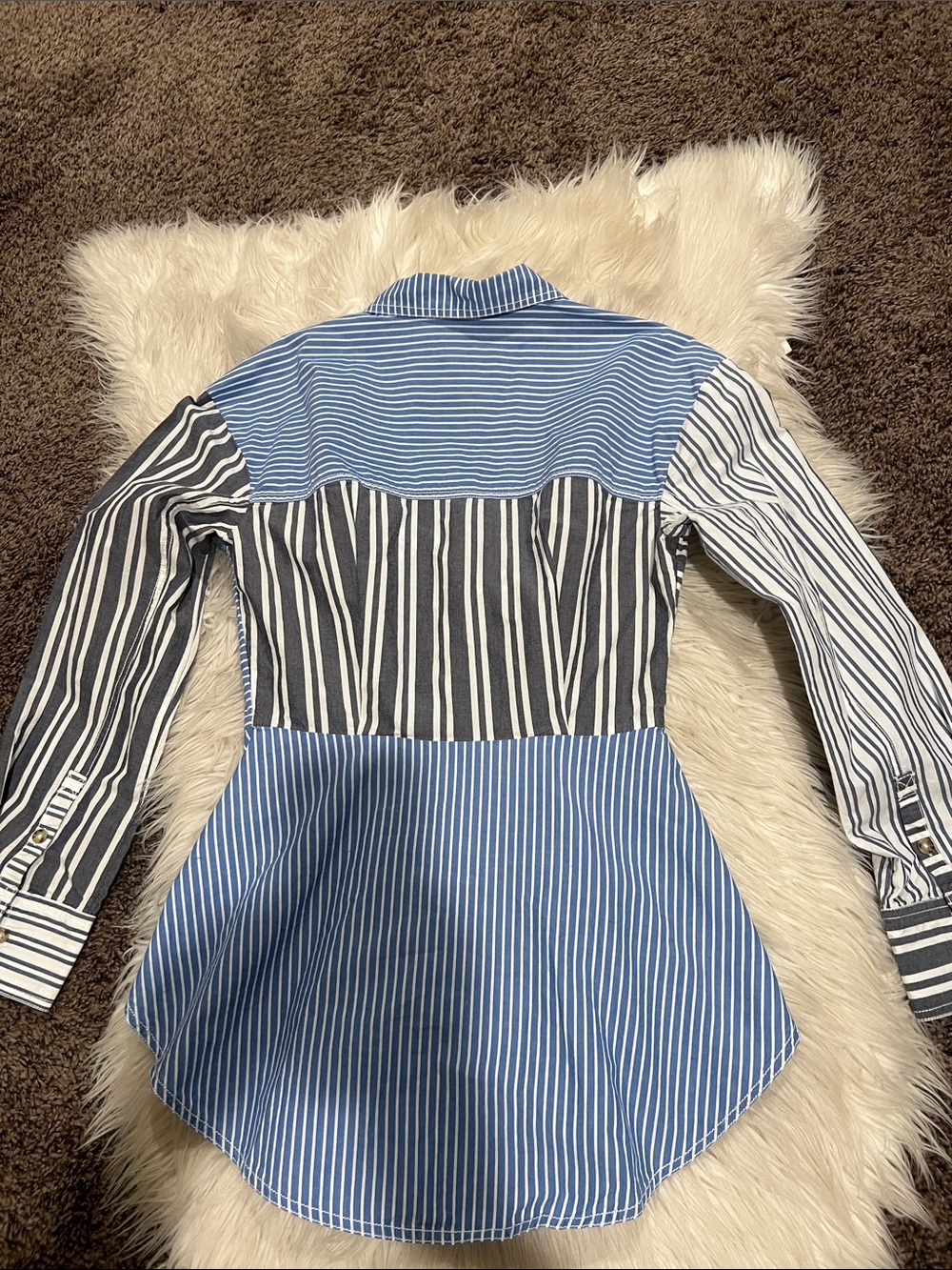 Pilcro/ Antropology- Cotton Blend-down shirt - Picture 6 of 8